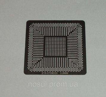 BGA шаблони ATI 0.5 mm 215-0708003 215-0308003 трафарети для реболлу реболінг-набір відновлення паяння ремон 4384 фото
