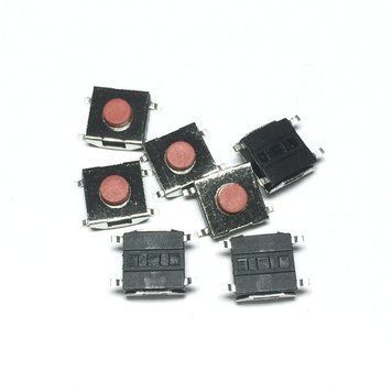 Кнопка тактовая 6 * 6 * 3.1 мм 4pin red SOP4 SMD микропереключатель телефон сигнализация брелок remote control 4360 фото