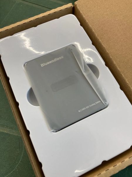 Blueendless SD01 док-станция для ССД M.2 NGFF Sata SSD - USB Type-С Enclosure Docking Station Kecepatan Tinggi 7434 фото