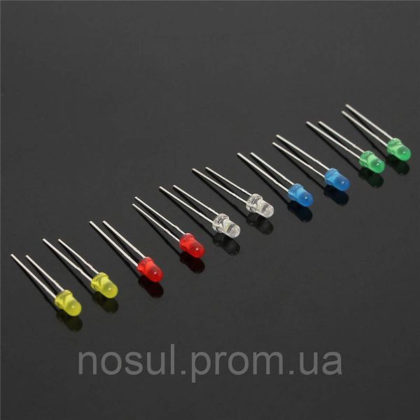 3мм синий LED светодиод 20mA 5170 фото
