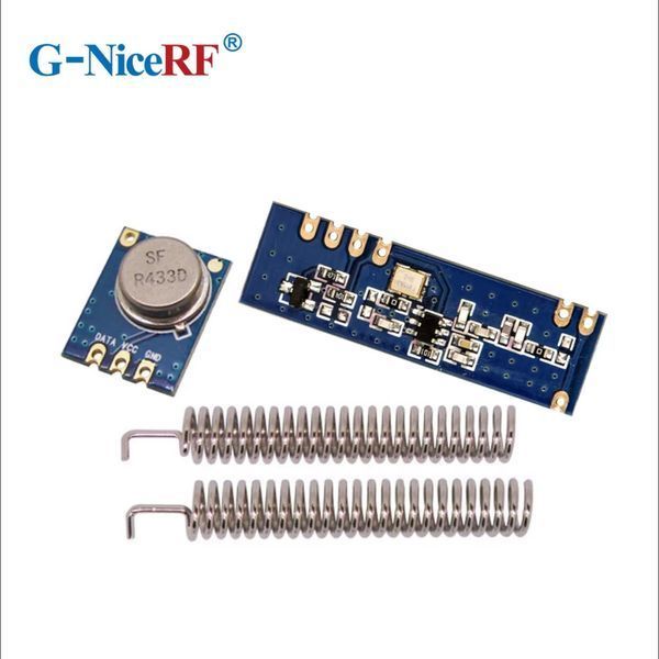 Arduino 433.92 MHz комплект модулей приемника и передатчика STX882 ASK Transmitter + Receiver (+ 2 антенны) 6083 фото