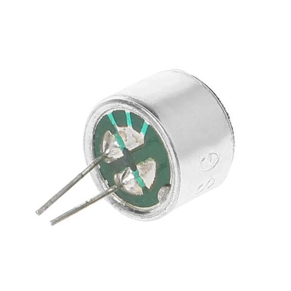Микрофон электретный 56DB (аналог czn-15e) EM 9767P 9*7 мм 2 pin Gold DIP2 7756 фото