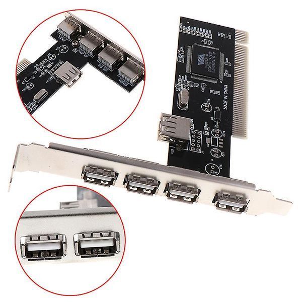 Контролер VIA VT6112L (NEC D720101F1) PCI 2.0 USB 4+1 портовий хаб HUB 480 Mbps 922 фото