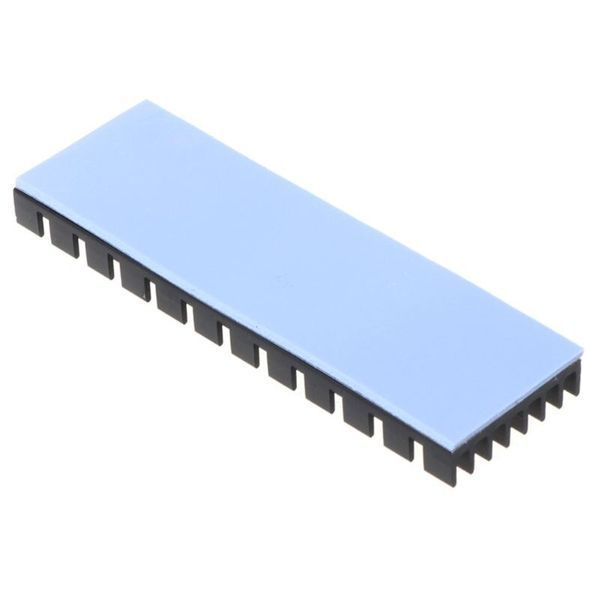 Радиатор алюминий для SSD #3 (ребро 5 мм) защита от перегрева ЧЕРНЫЙ SM961 960PRO M.2 NGFF NVME 2280 SSD 6028 фото