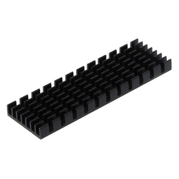 Радиатор алюминий для SSD #3 (ребро 5 мм) защита от перегрева ЧЕРНЫЙ SM961 960PRO M.2 NGFF NVME 2280 SSD 6028 фото