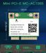 Мережева карта MC-AC7265 Mini PCI-E Wi-fi 802.11 ас (2.4 ГГц/5 ГГц) Bluetooth 4.2 бездротовий адаптер модуль для ноутбука та ПК 8279 фото 6