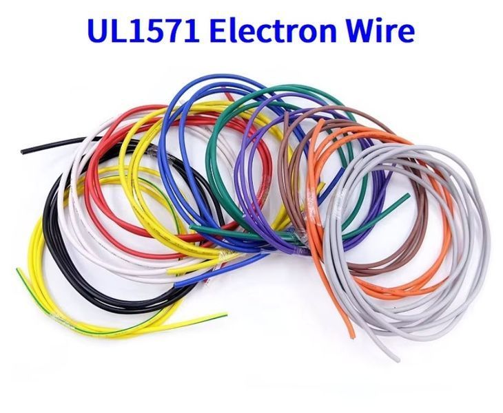 Провод UL1571 28AWG 7/0,10TS 0,9 мм (цвет: красный) гибкий кабель с ПВХ изоляцией и луженой медью для электроники и LED 6033-2 фото