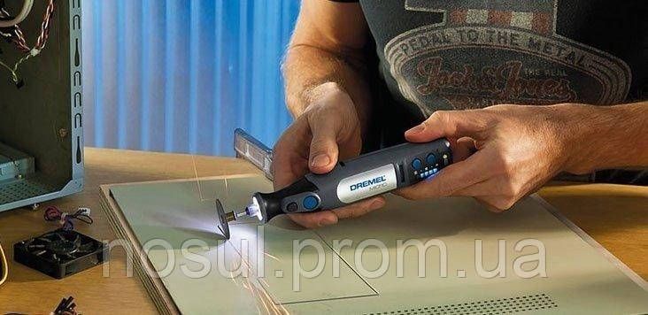 Dremel набір пилок (10 шт) 20 мм + 2 вала круги відрізні алмазні D20 з тримачем на дремель гравер 7435 фото