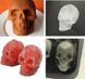 Форма для льоду у формі різних черепів Skull "Великі 4 черепи" (силікон) 115*85*45 мм 8216-2 фото 7
