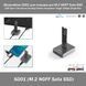 Blueendless SD01 док-станция для ССД M.2 NGFF Sata SSD - USB Type-С Enclosure Docking Station Kecepatan Tinggi 7434 фото 1