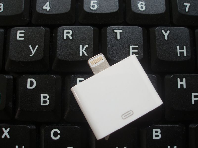 Переходник Apple iPhone iPad c Lightning 8 pin на 30 pin адаптер 2719 фото