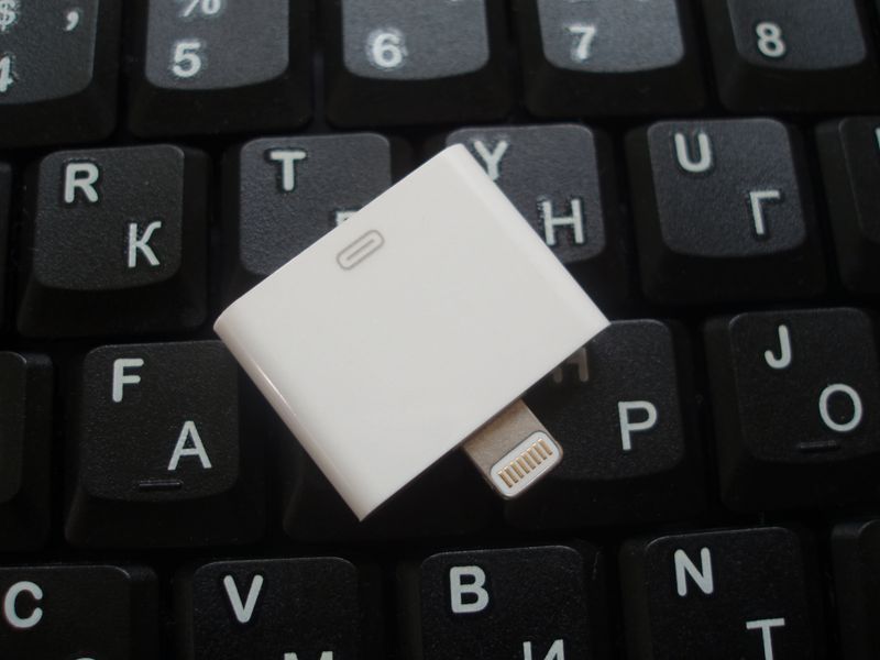 Переходник Apple iPhone iPad c Lightning 8 pin на 30 pin адаптер 2719 фото
