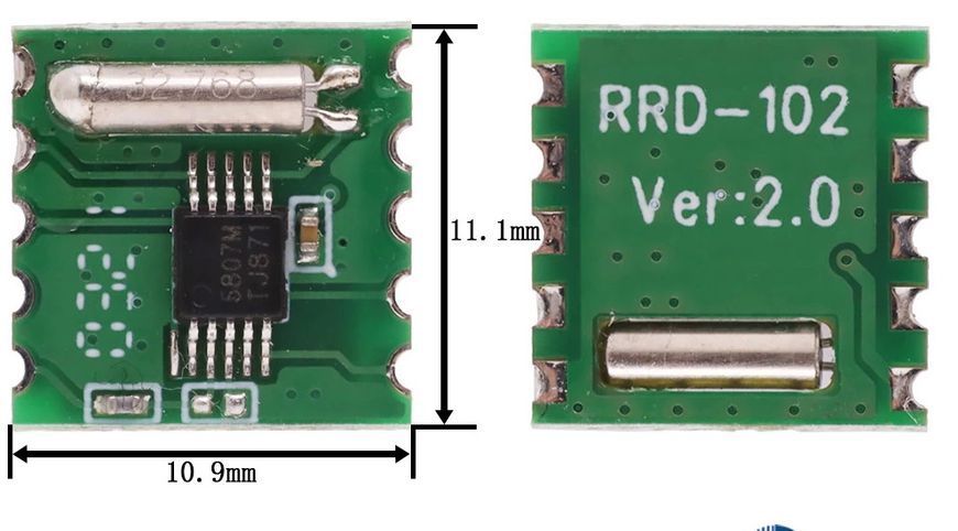 RRD-102 RDA5807M (V2.0) FM Stereo модуль радіо дистанційне керування прийомом радіосигналу Radio Module Wireless Modul Arduino (2. 7318 фото