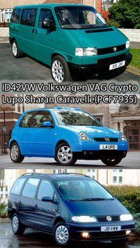 Чип транспондер ID42 PCF7935 VW Volkswagen VAG Crypto (Caddy Golf Cabrio Lupo Polo Sharan Transponter Caravell 4276 фото