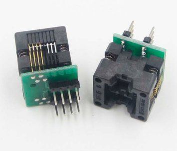 Переходник SOIC8 SOP8 на DIP8 150mil 3874 фото