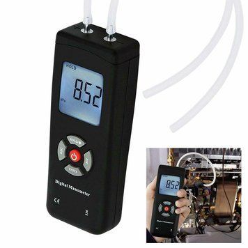 TL-100 диференціальний манометр LCD Digital Manometer, цифровий вимірювач тиску повітря 5463 фото
