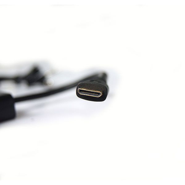 Мини преобразователь конвертер HDMI mini -> VGA (звук, HDCP) без доп.питания Позволит подключить устройства 2412 фото