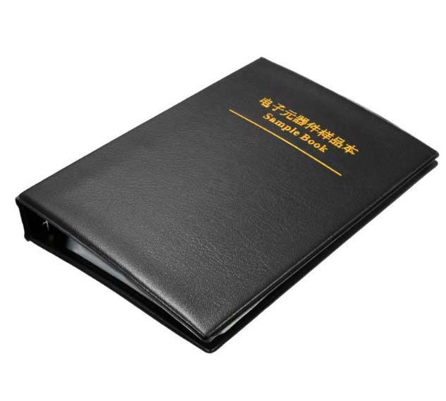 Книга для SMD-резисторів, електронних компонентів, Sample Book 15 аркушів 5823 фото