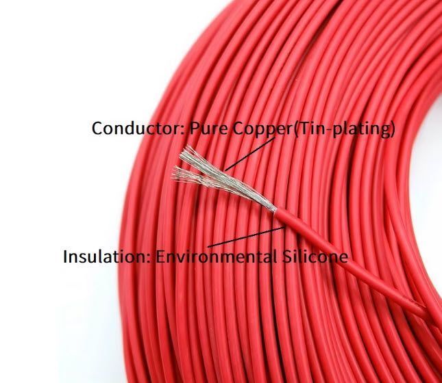 28AWG UL3135 провод лужен.медь СИЛИКОН 0,12 мм2 ГОСТ 0,08 мм2 (СИНИЙ), м 7803 фото