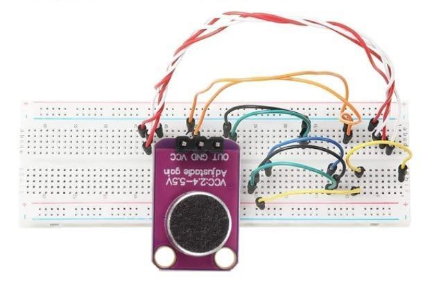 GY-MAX4466 3-pin модуль усилителя электретного микрофона с регулируемым усилением для Arduino и микроконтроллеров Microphone AGC Amplifier Gain Module Electret Microphone 6444-2 фото