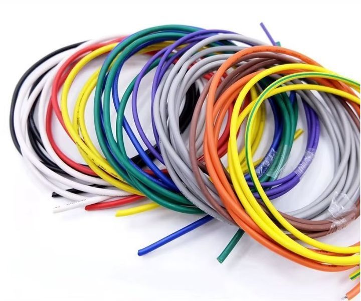 Дріт UL1571 28AWG 7/0,10TS 0,9 мм (колір: чорний) гнучкий кабель із ПВХ ізоляцією та лудженою міддю для електроніки та LED 6032-2 фото