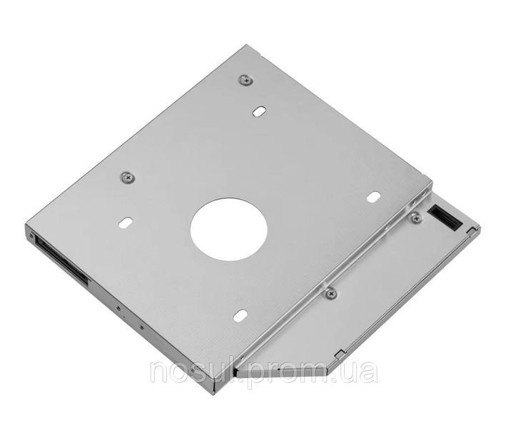 Caddy 12,7 мм замена DVD на HDD (SATA - SATA) алюминий, Адаптер жесткого диска для ноутбука CD DVD-ROM Optibay 0600-2 фото