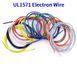 Дріт UL1571 28AWG 7/0,10TS 0,9 мм (колір: чорний) гнучкий кабель із ПВХ ізоляцією та лудженою міддю для електроніки та LED 6032-2 фото 8