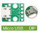Micro USB DIP, адаптер 5pin плата переходник 3936 фото 1