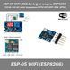 ESP-05 WiFi (802.11 b/g/n) module ESP8266 (32-bit, 512 кБ) serial (поддержка ESP32 IDF) WEP, WPA, WPA2 7319 фото 1