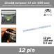 Шлейф живлення 12 pin (100 мм) для JDS-011 JDM-011 JDS-030 JDM-030 JDS-040 зч для ремонту геймпада PS4 Dualshock 4 7236 фото 1