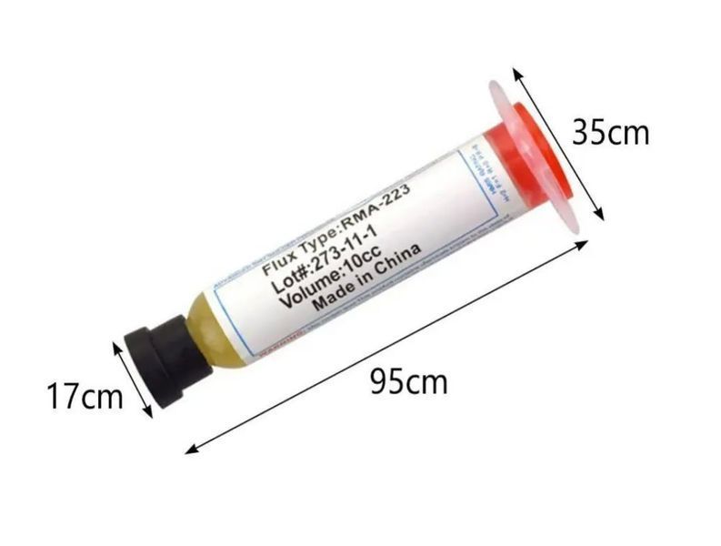 AMTECH Soldering Paste RMA-223 флюс для пайки BGA (10 мл/г/сс) для бессвинцовой пайки BGA PGA PLCC QFP CSP Flux Durable BGA Board SMD PCB Parts Oil Gel Welding&nbsp; Профессиональная флюс-паста Amtech RMA-223 &mdash; ваш надежный помощник в сложной пайке микросхем в 3317 фото