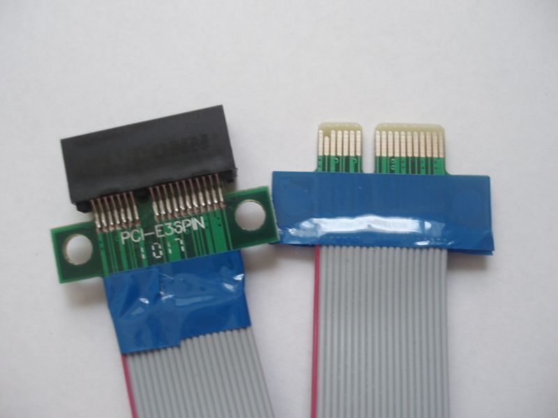 Райзер удлинитель PCI-E 1x гибкий шлейф 24 см Райзер-удлинитель для PCI-E 1x разъема Интерфейс: PCI-Express 2912 фото