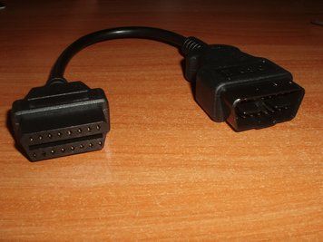 OBD2 перехідник 16 pin (тато) &mdash; 16 pin обд2 (мама) Launch Autocom TCS CDP Delphy подовжувач&nbsp; 4277 фото