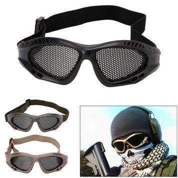Очки Military Practical Design Grey Lens тактический страйк болл air soft (сетка, цвет оправы - черный) 5462 фото