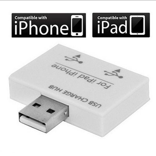 USB сплиттер Hub для зарядки iPhone, iPod, iPad. Splitter Charger Hub Apple (B1182 ) 2720 фото