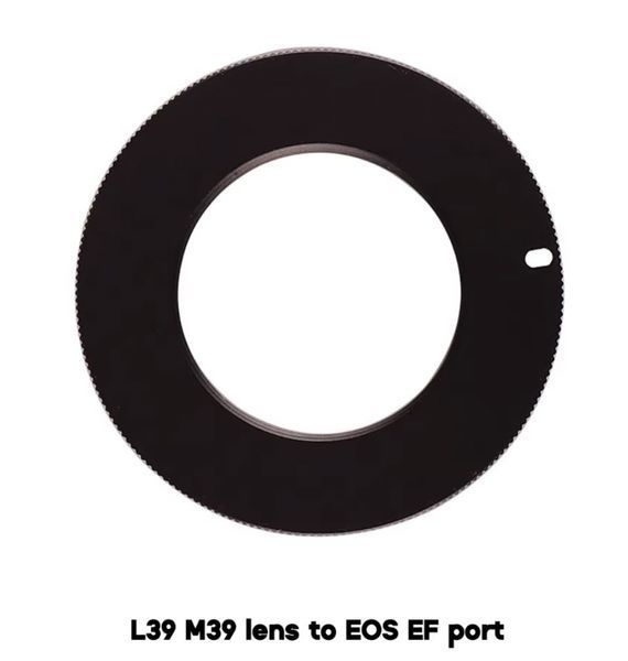 Canon L39/M39 EF адаптер переходник (ЕФ) переходное кольцо для объективов на камеры Canon EF&nbsp; 5519-2 фото