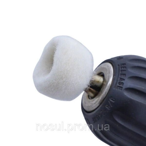 Dremel круг полировальный фетр 25 мм (1 шт) держатель 3 мм 7475 фото