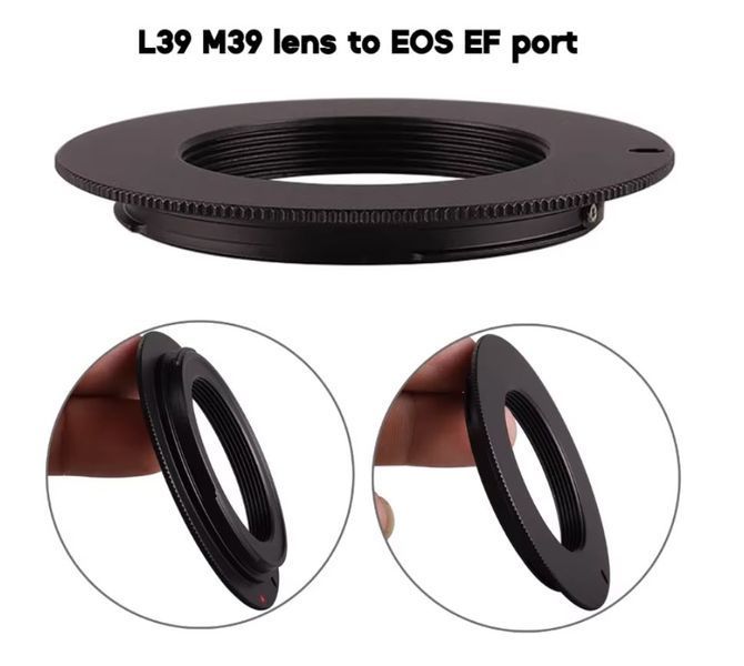 Canon L39/M39 EF адаптер переходник (ЕФ) переходное кольцо для объективов на камеры Canon EF&nbsp; 5519-2 фото