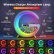 Багатофункціональна настільна лампа-нічник RGB 10 W HappyLight G-Smart Light Sound Machine з бездротово 7739 фото 3