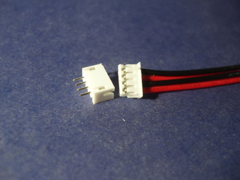 JST-ZH 4 pin 3S (крок 1.5 мм) роз'єм мама кабель 13 см iMAX B6 7.4v LiPo для балансування 6616 фото