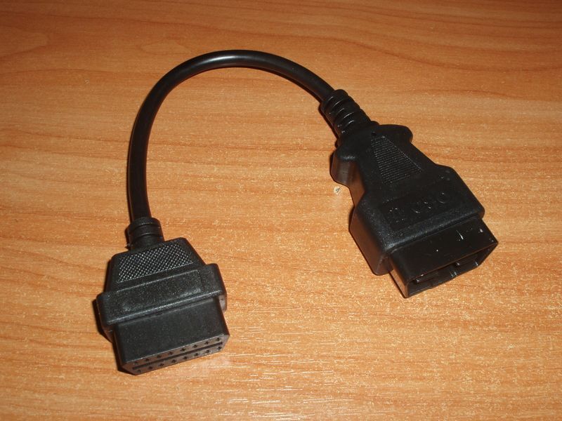 OBD2 переходник 16 pin (папа) - 16 pin обд2 (мама) Launch Autocom TCS CDP Delphy удлинитель&nbsp; 4277 фото