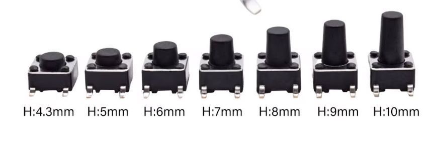 Кнопка тактовая 6*6*10 мм микропереключатель SMD Switch Momentary Tact push button клавиша 4524-4 фото