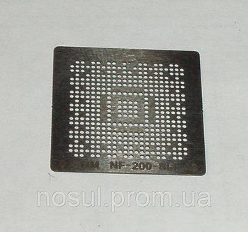BGA шаблони Nvidia 0.5 mm NF-200-SLI-A2 трафарети для реболлу реболінг-набір відновлення паяння 4084 фото