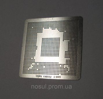 BGA шаблони 0.5 mm MSPII VX800U трафарети для реболлу реболінг-набір відновлення паяння ремонт прямого нагрівання 4469 фото