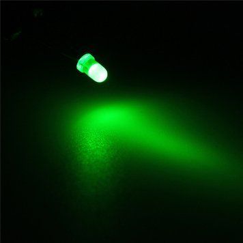 3 мм зелений LED світлодіод 20mA 5193 фото