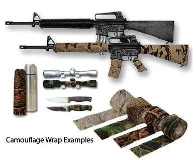 Лента камуфляжная ACU CAMOUFLAGE эластичная для камуфлирования оружия, оптики 3577 фото