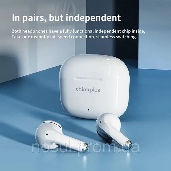 Наушники Lenovo ThinkPlus livePods LP5 Bluetooth 5.0 White 7737 фото