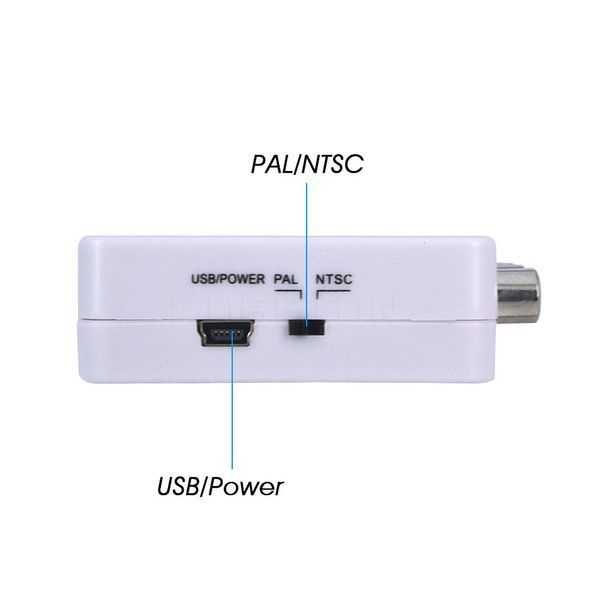 Конвертер HDMI - AV RCA stereo audio mini для презентаций просмотра видео и пр. AY:26 Real HD 1080P 3636 фото