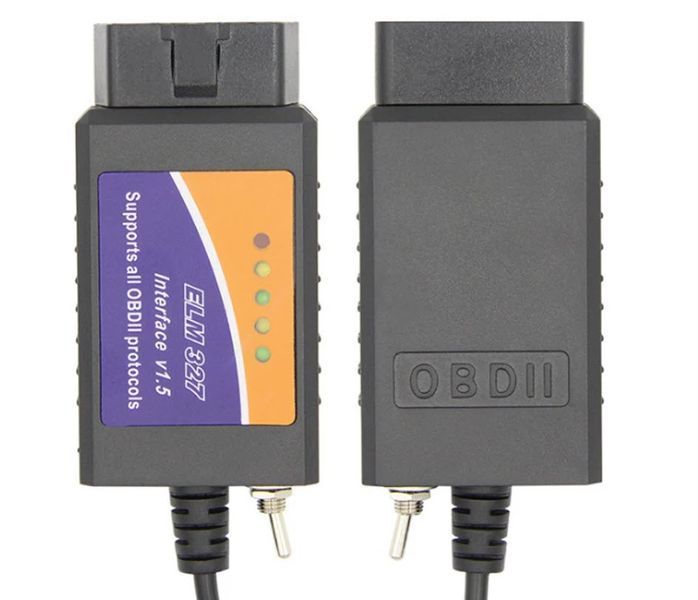 ELM327 V1.5 USB адаптер с переключателем линий (HS/MS/CAN) и чипом PIC18F25K80 &ndash; диагностический сканер для автомобилей OBD2 Mazda Ford Lincoln 2373-2 фото