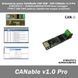 Анализатор шины DykbRadio CAN USB - CAN CANable v1.0 Pro STM32F072 + ADM3053BRWZ(PCAN-View) Debugger TYPE-C US 7551 фото 1